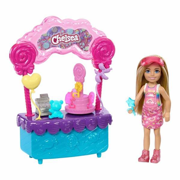 Mattel Oyuncak Barbie Chelsea'nin Şeker Dükkanı Oyun Seti HRM07 - Image 1