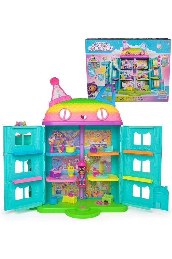 Spinmaster Oyuncak Gabbys Purrfect Dollhouse Festival Evi Eğlenceli Müzikli Oyun Seti Spm-6070742 - Image 1