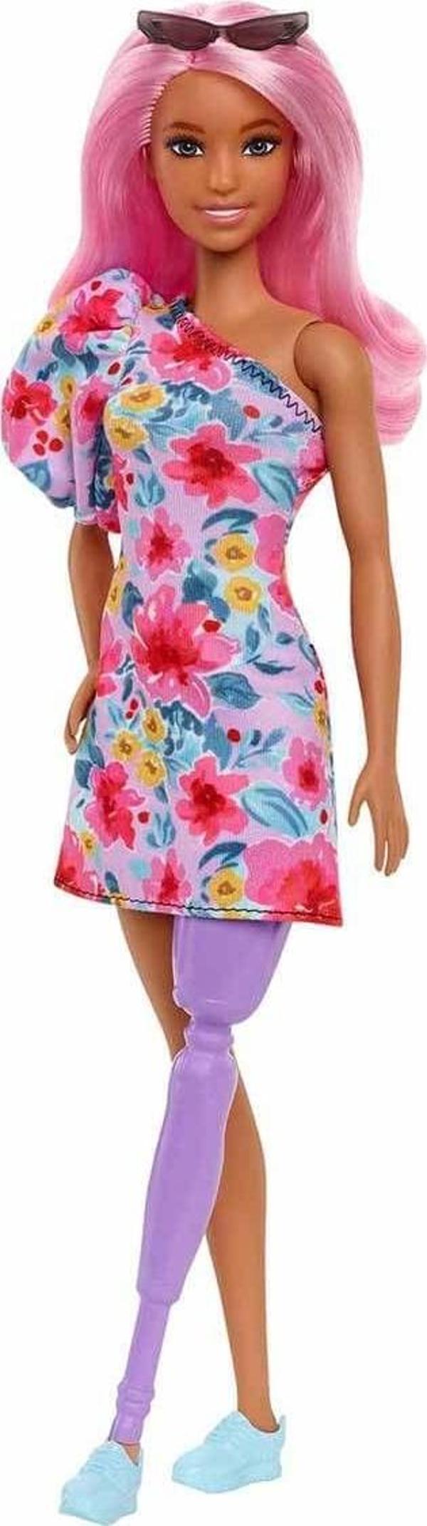 Mattel Oyuncak Barbie Fashionistas Büyüleyici Parti Bebekleri Tek Omuz Elbiseli Hbv21 (Karışık Model 1 Adet) - Image 1