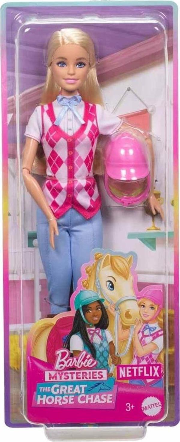 Mattel Oyuncak Barbie Binici Bebek - Malibu HXJ38 - Image 1