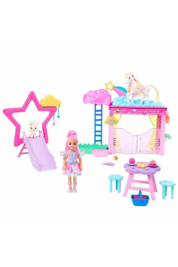 Mattel Oyuncak Barbie A Touch Of Magic Chelsea ve Pegasus Oyun Seti Mtl-Hnt67 - Image 1