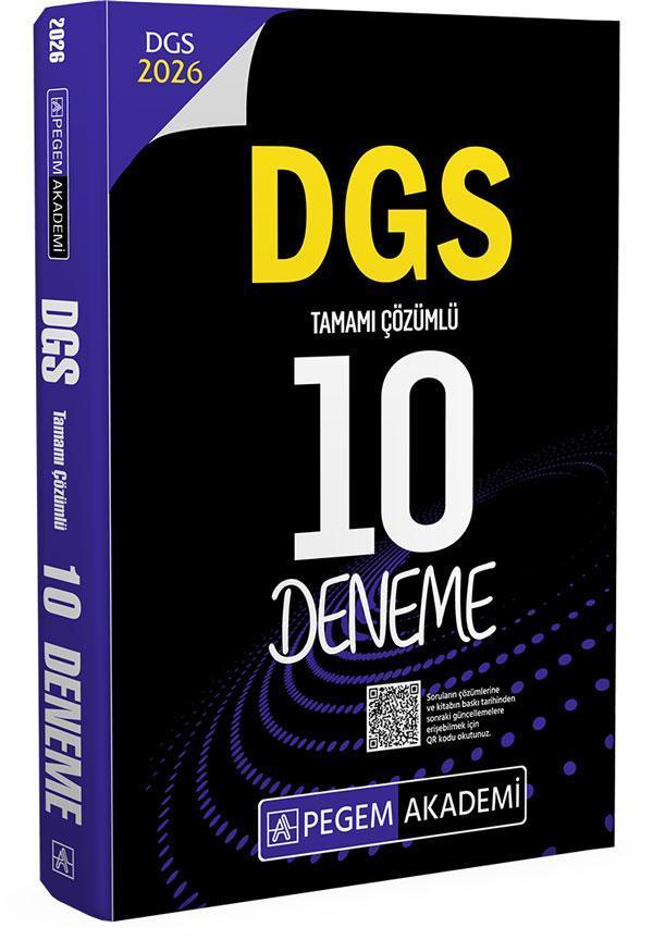 2026 DGS Tamamı Çözümlü 10 Deneme - Pegem Akademi Yayıncılık - Image 1