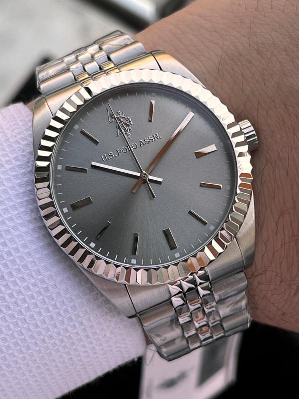 U.S.Polo Assn Çelik Kasa Ve Kordon 2 Yıl Garantili 5 Atm Suya Dayanıklı Erkek Kol Saati E.USP1111-04 - Image 1