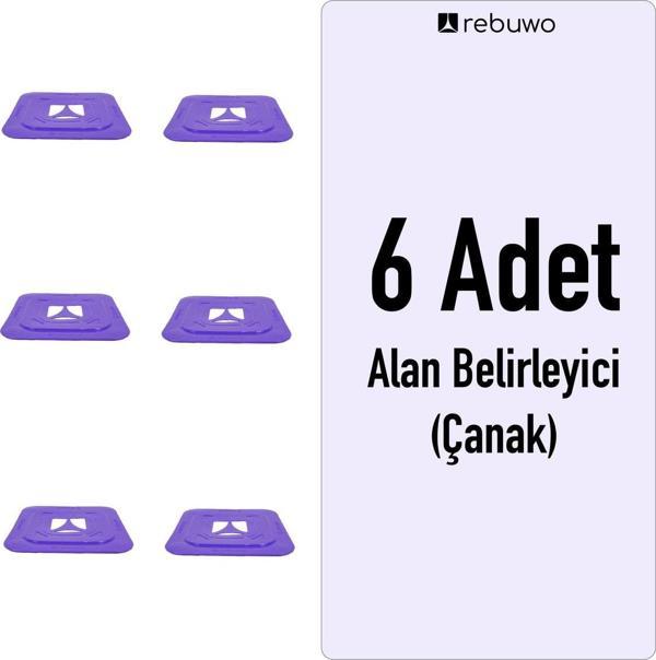 Rebuwo Alan Belirleyici Çanak Antrenman Çanağı 6 Adet - Image 1