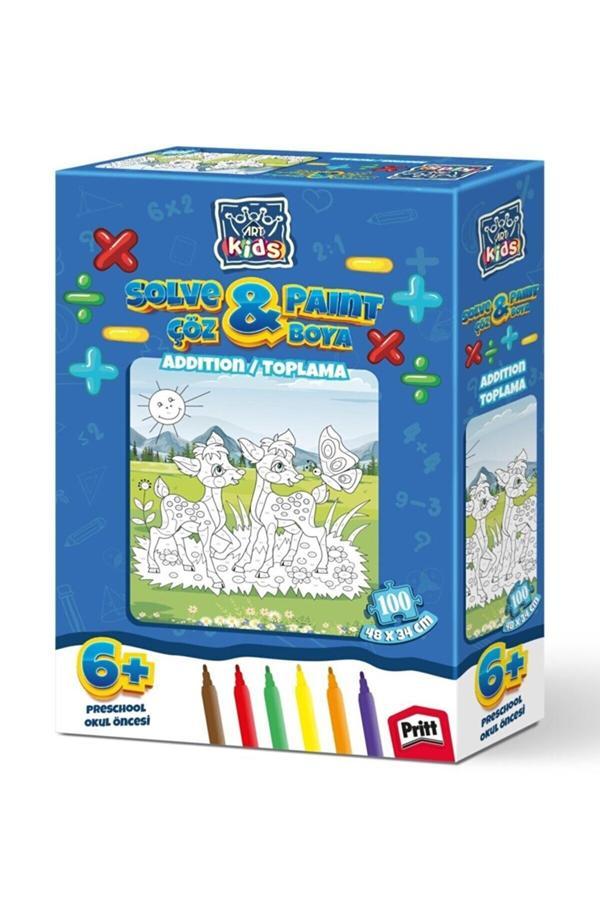 Art Kids Çöz Boya / Toplama 100 Parça Puzzle 5846 - Image 1