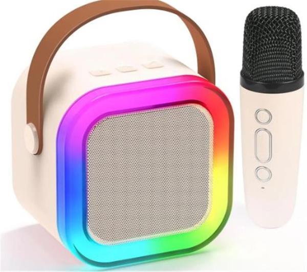 Wowkids Sy13 İki Mikrofonlu Pembe Karaoke Speaker - Image 1