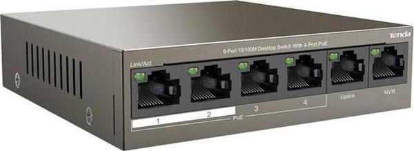 Tef1106P 6 Port 4 Port Poe+ 10-100 + 2 Port Sfp Switch Çelik Kasa Rack Mount - Image 1