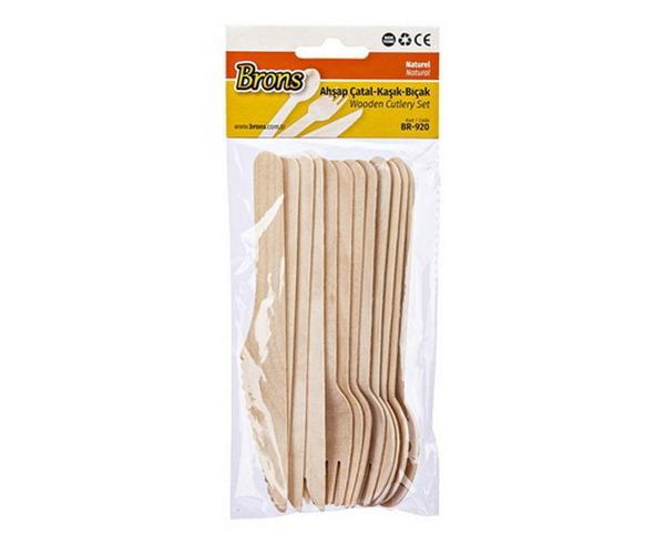 Brons Çatal Kaşık Bıçak Naturel Br-920 - Image 1