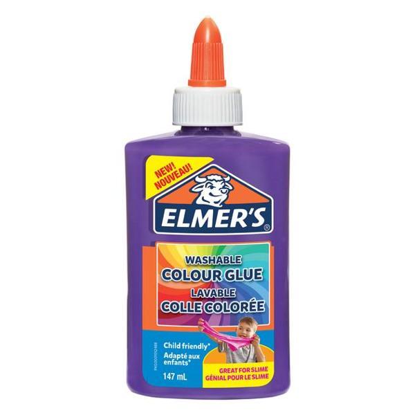 Elmer S Mat Renkli Sıvı Yapıştırıcı Mor 147 Ml (Slime Yapıştırıcı) 2109502 - Image 1