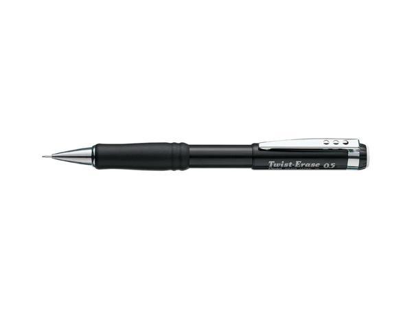 Pentel Versatil Kalem (Mekanik Kurşun Kalem) Twist Metal Klipsli Büyük Boy Silgili 0.5 Mm Qe515-Ax - Image 1