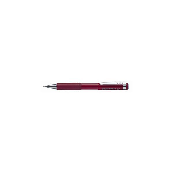 Pentel Versatil Kalem (Mekanik Kurşun Kalem) Twist Metal Klipsli Büyük Boy Silgili 0.7 Mm Qe517-Bx - Image 1