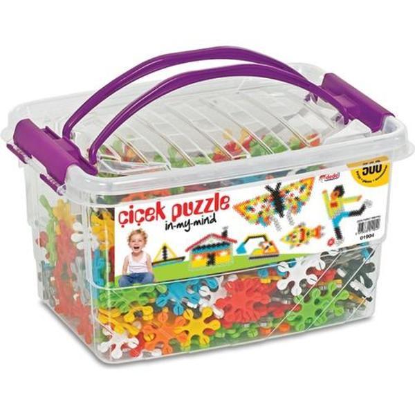 Dede Oyuncak Çiçek Lego Puzzle Box 500 Parça 01904 - Image 1