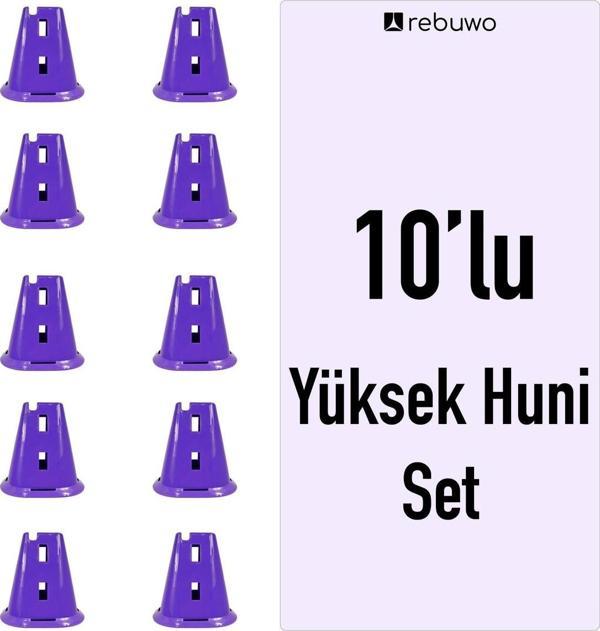 Rebuwo Antrenman Hunisi Yüksek Huni Seti 10 Adet - Image 1