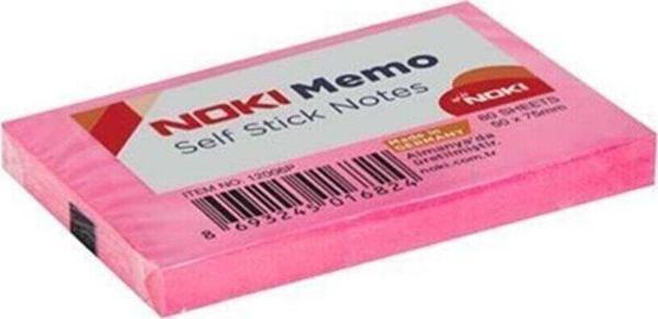 Noki Yapışkanlı Not Kağıdı 80 Yaprak 51X75Mm Pembe No:12006P (12 Koçan) - Image 1