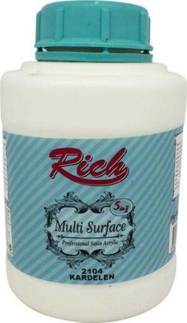 Rich Multi Surface Profesyonel Saten Akrilik Boya 1750 Gr Kardelen 2104 - Image 1