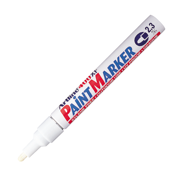 Artline MarkörKalm 2.3 Mm Yuvarlak Uçlu Beyaz Ek400Xf (12 Li Paket) - Image 1