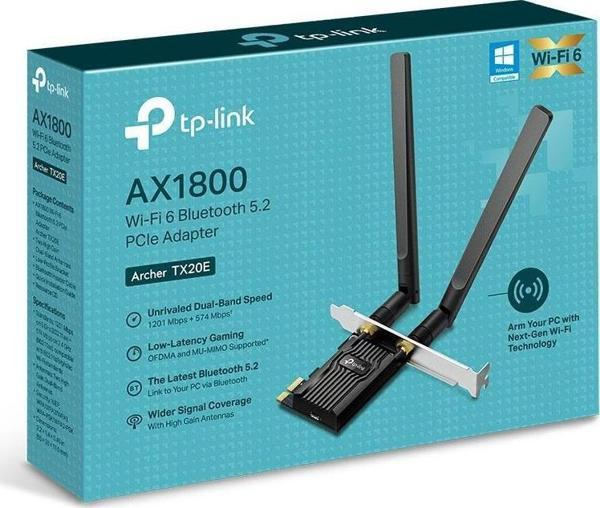 Archer Tx20E Ax1800 1200 Mpbs Pci Express Kablosuz Ethernet Kartı - Image 1