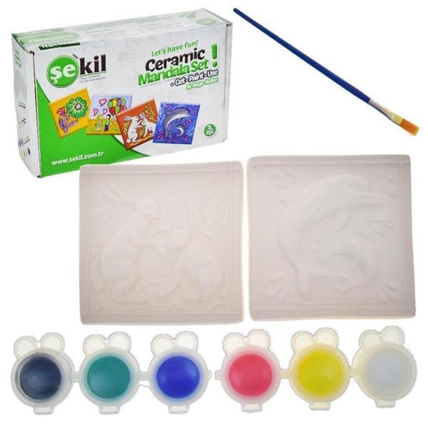 Şekil Seramik Mandala Seti - Image 1