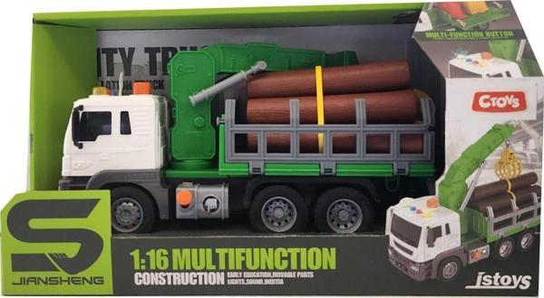 Ctoy Oyuncak Işıklı ve Sesli 1:16 Vinç JS117 - Image 1