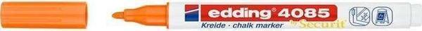 Edding Cam Kalemi 4085 Likit Tebeşir Kalemi (Sıvı Tebeşir) 1-2Mm Fosforlu Turuncu (10 Lu Paket) - Image 1