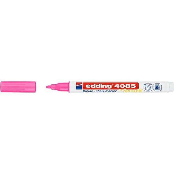 Edding Cam Kalemi 4085 Likit Tebeşir Kalemi (Sıvı Tebeşir) 1-2Mm Fosforlu Pembe (10 Lu Paket) - Image 1
