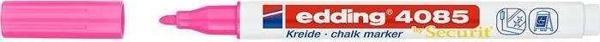 Edding Cam Kalemi 4085 Likit Tebeşir Kalemi (Sıvı Tebeşir) 1-2Mm Fosforlu Pembe (10 Lu Paket) - Image 1