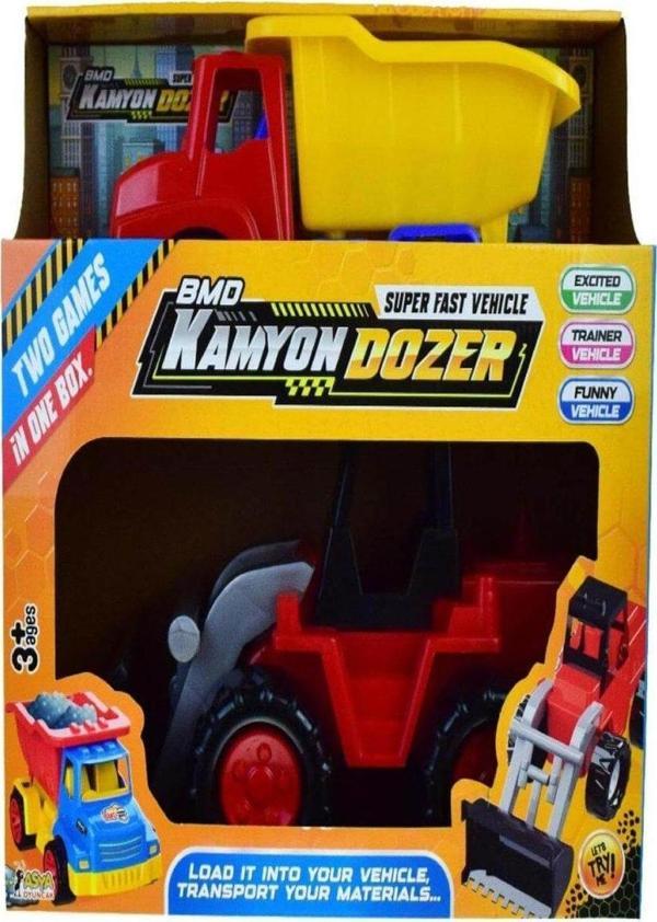Asya Oyuncak Dozer Kamyon 2 Li Bmd002 - Image 1