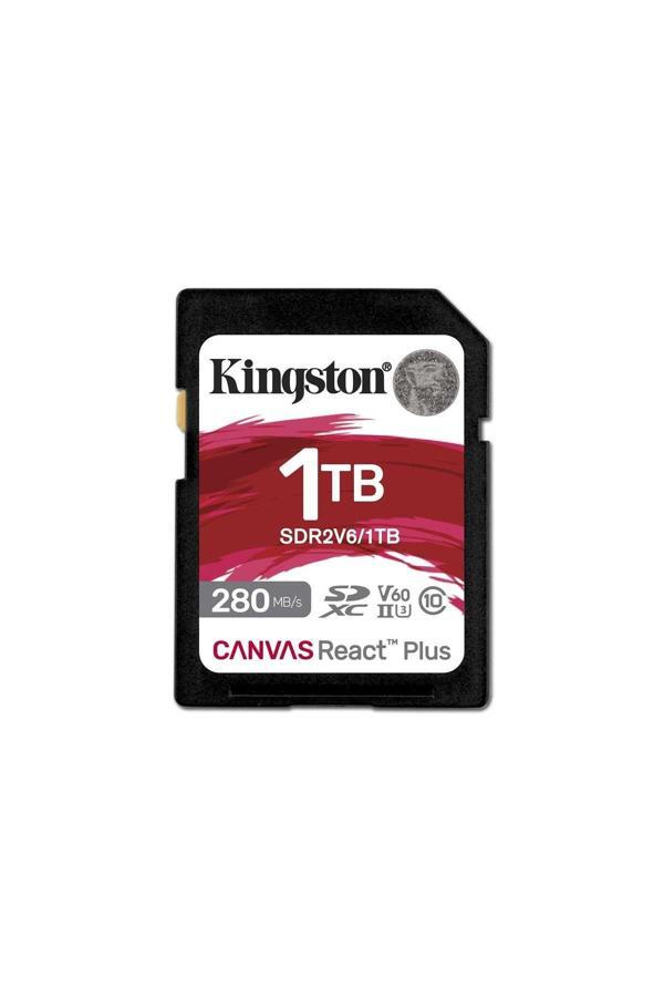 Kingston Sdr2V6-1Tb Canvas React Plus Sdxc Uhs-İi 280R-150W U3 V60 For Full Hd-4K Sd Hafıza Kartı - Image 1