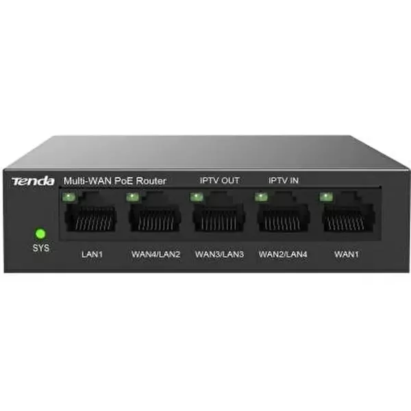 G0-5G-Poe 5 Port 4 Port Poe+ 10-100-1000 Switch Hub Çelik Kasa Poe Router - Image 1
