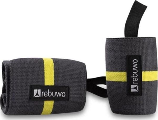 Rebuwo Fitness Ağırlık Destek Bilekliği Güç Bileklik 2 Adet - Image 1
