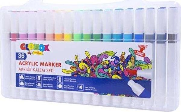 Globox Akrilik Marker Kalem Seti 36 Renk 3687 - Image 1