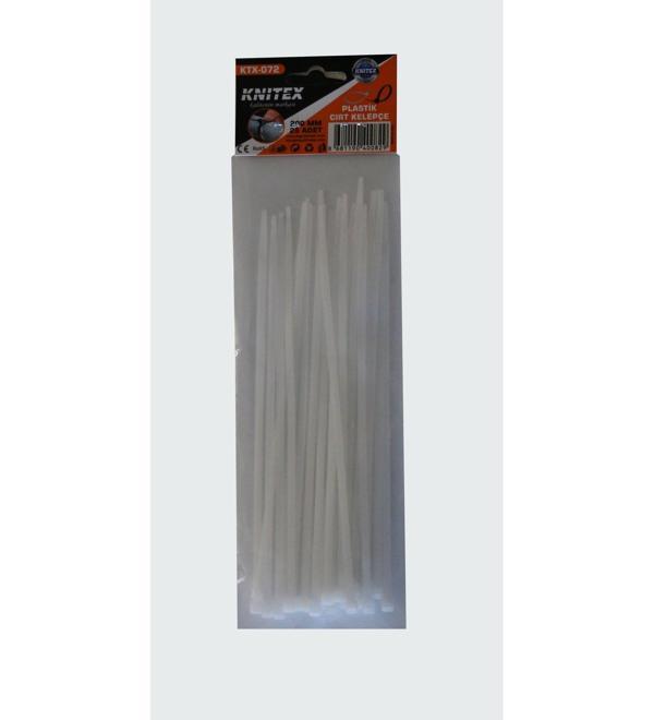 Plastik Beyaz Kelepçe 3,6 X 200Mm KTX-072 (25 Li Paket) - Image 1