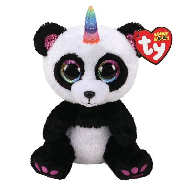 Mega Panda - Panda With Horn Reg - New Tek Boynuzlu Panda 15 Cm Peluş Oyuncak 150079TY36307 - Image 1