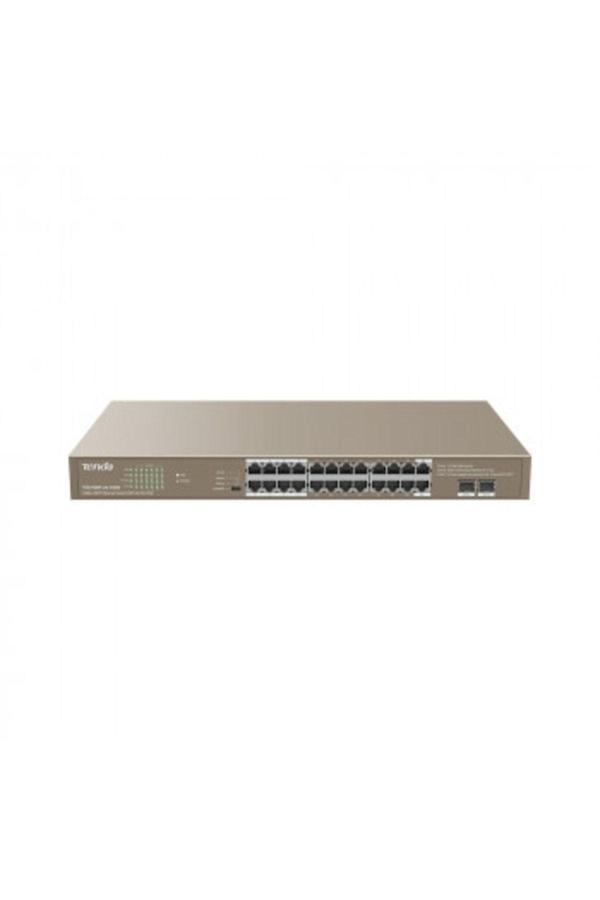 Teg1126P-24-410W 24 Port Poe+ 10-100-1000 2 Port Sfp Switch Çelik Kasa Rack Mount - Image 1