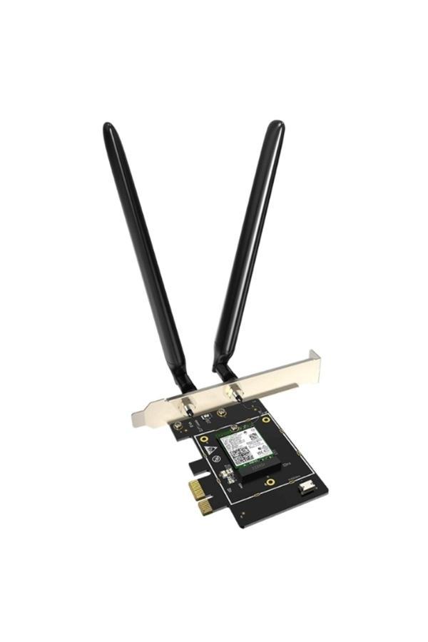 Tenda E33 Ax5400 Wi-Fi 6 + Bluetooth 5.0 Pci-E Adaptör - Image 1