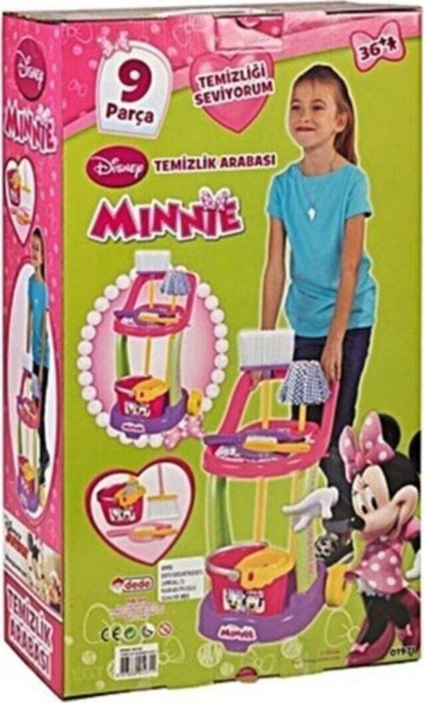 Dede Oyuncak Minnie Mouse Temizlik Arabası 01971 - Image 1