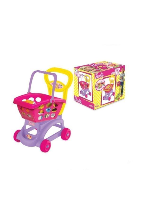 Dede Oyuncak Barbie Sepetli Market Arabası 01972 - Image 1