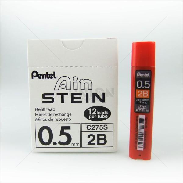 Pentel Min Versatil Kalem Ucu 0.5 Mm 2B Hi-Polymer Ain Stein Yc275s-2b (12 Tüp) - Image 1