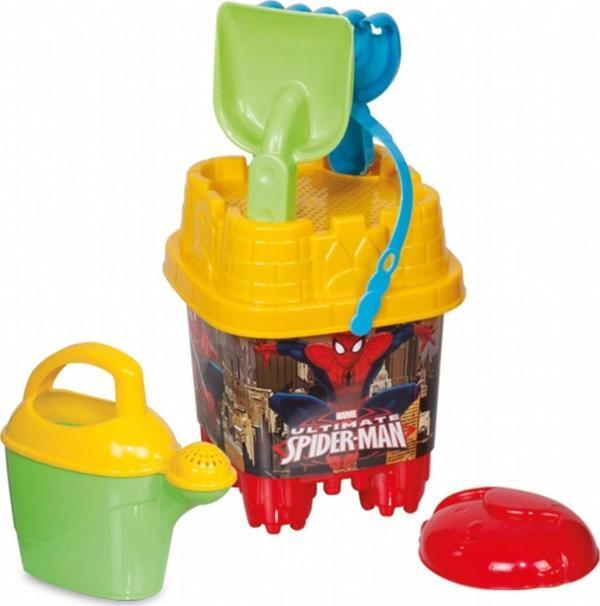 Dede Oyuncak Spiderman Küçük Kale Kova Plaj Seti 01570 - Image 1