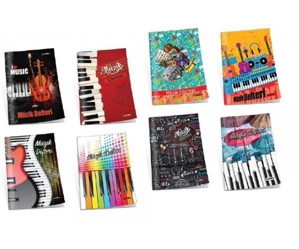 Çınar Uninote A4 Müzik Defteri Büyük 30 Yaprak (12 Li Paket) - Image 1