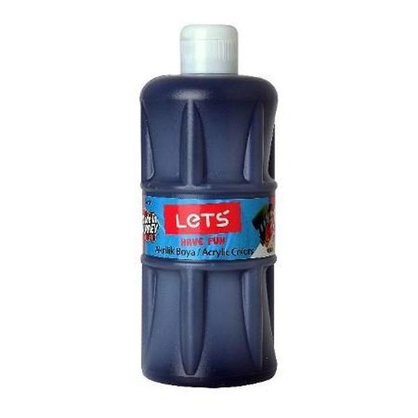 Lets Akrilik Boya Siyah 500 Ml.  - Image 1