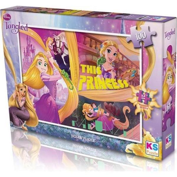 Ks Games Puzzle 100 Parça Tangled Tg714 - Image 1