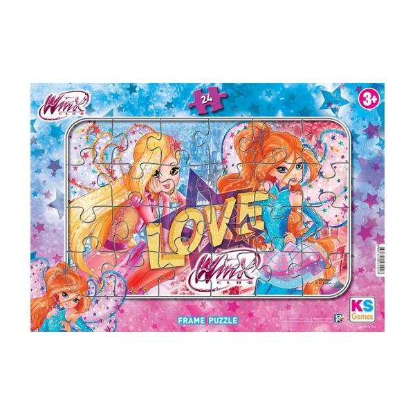 Ks Games Frame Puzzle 24 Parça Winx Lisanslı Ürün wınx704 - Image 1