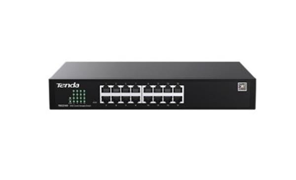 Tenda Teg2216D 16 Port 10-100-1000 Switch Cloud Yönetilebilir Çelik Kasa Switch - Image 1