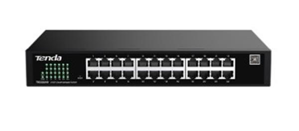 Tenda Teg2224D 24 Port 10-100-1000 Switch Cloud Yönetilebilir Çelik Kasa Switch - Image 1
