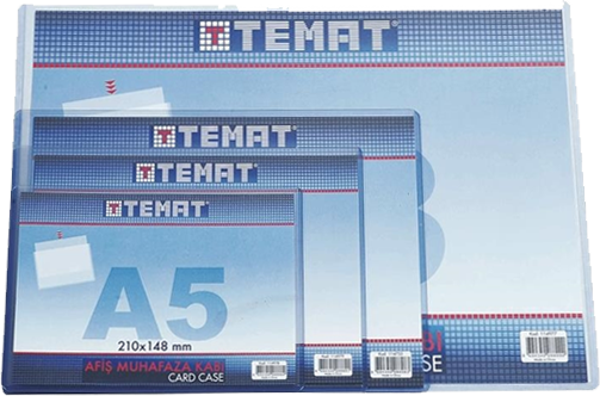 Temat A5 Afiş Muhafaza Kabı 20 Li 273245 (1 Paket 20 Adet) - Image 1