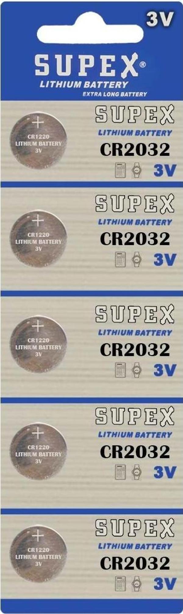 Cr2032 3V Lityum 5Li Blister Pil - Image 1