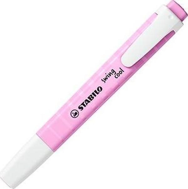 Stabilo Fosforlu Kalem (İşaret Kalemi) Swing Cool 1-4 Mm Kesik Uç Pastel Buzlu Fuşya 275/158-8 (10 Lu Paket) - Image 1