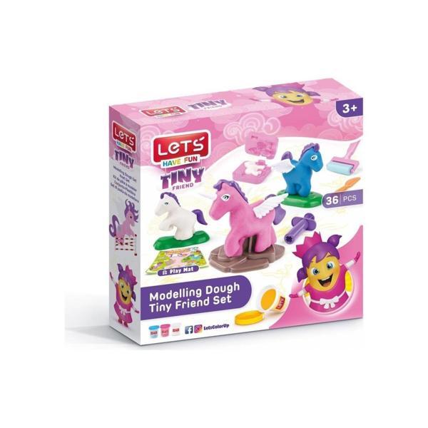 Lets L8494 Tiny Minik Arkadaşım Set 3 75 Gr Oyun Hamuru - Image 1