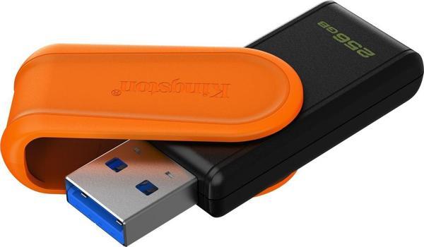 Kingston Dtxs-256Gb 256Gb Portable Usb 3.2 Gen1 Datatraveler Exodias (Black-Orange) Flash Bellek - Image 1